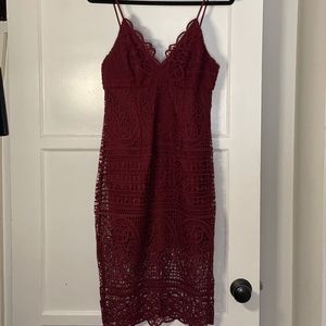 Bardot Versailles Lace Pencil Dress